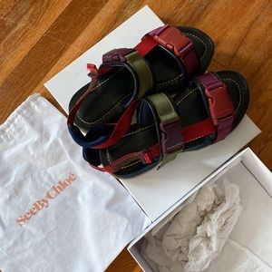 SEE BY CHLOE
Ysee Nylon Buckle Sport Sandals